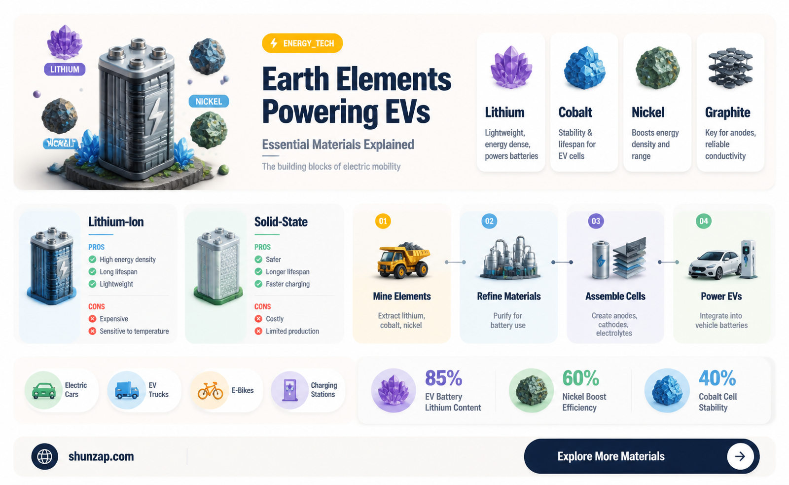 are earth element is used in electric vehicles