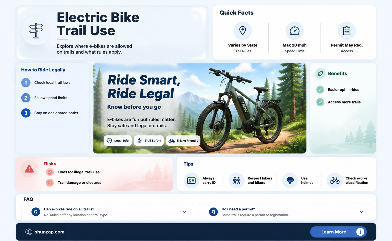 are electric bikes legal on trails