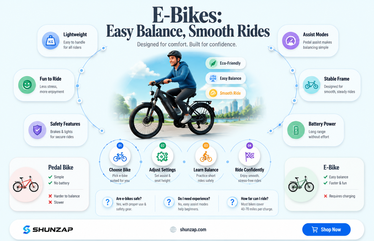 are electric bikes easier to balance