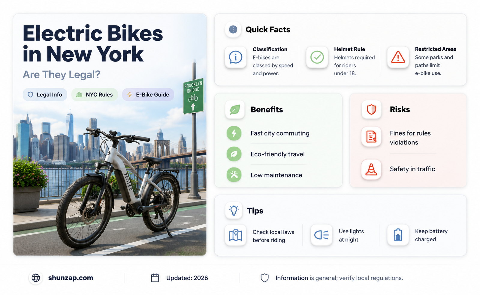 are electric bikes lagal in nee york state