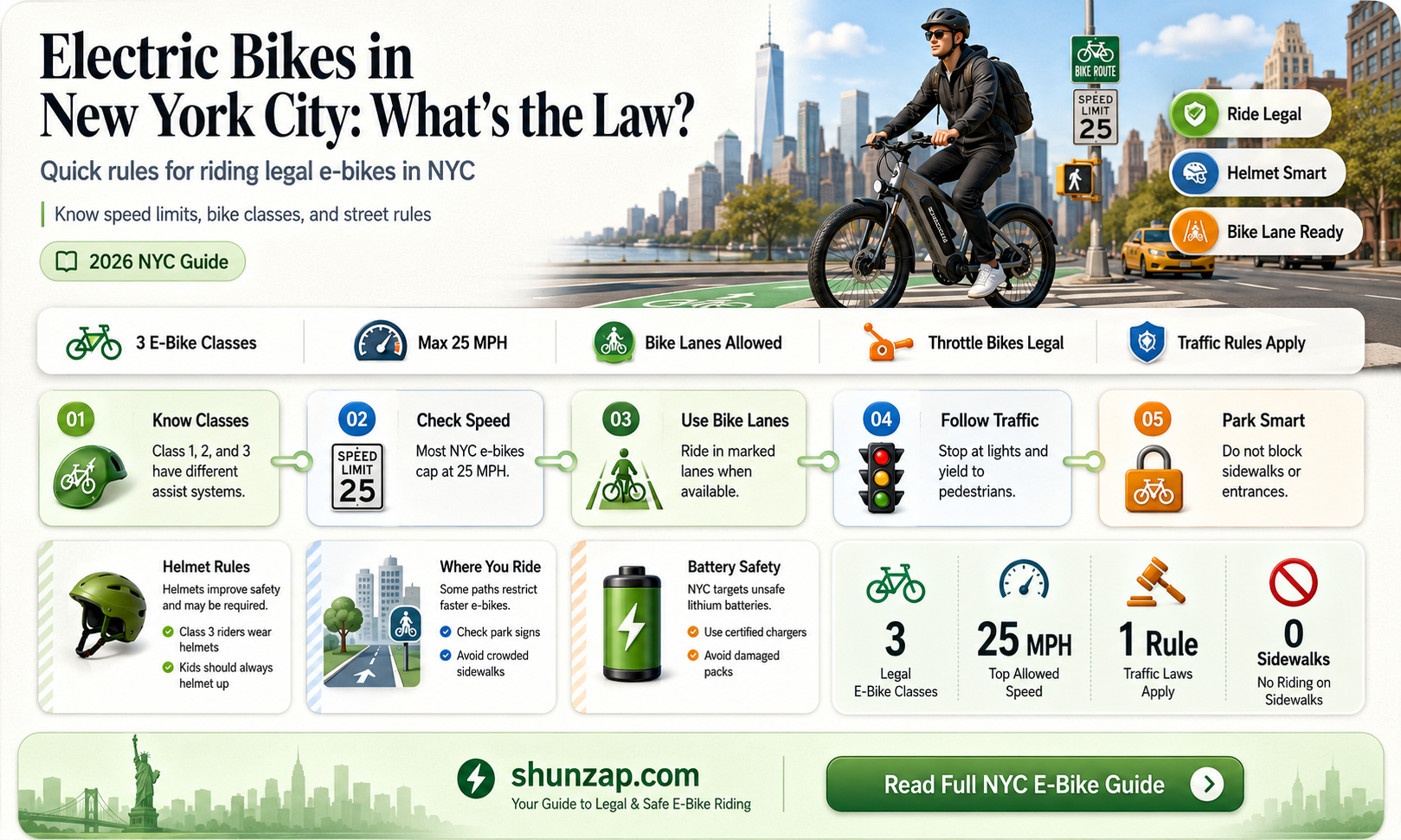 are electric bikes legal in new york city