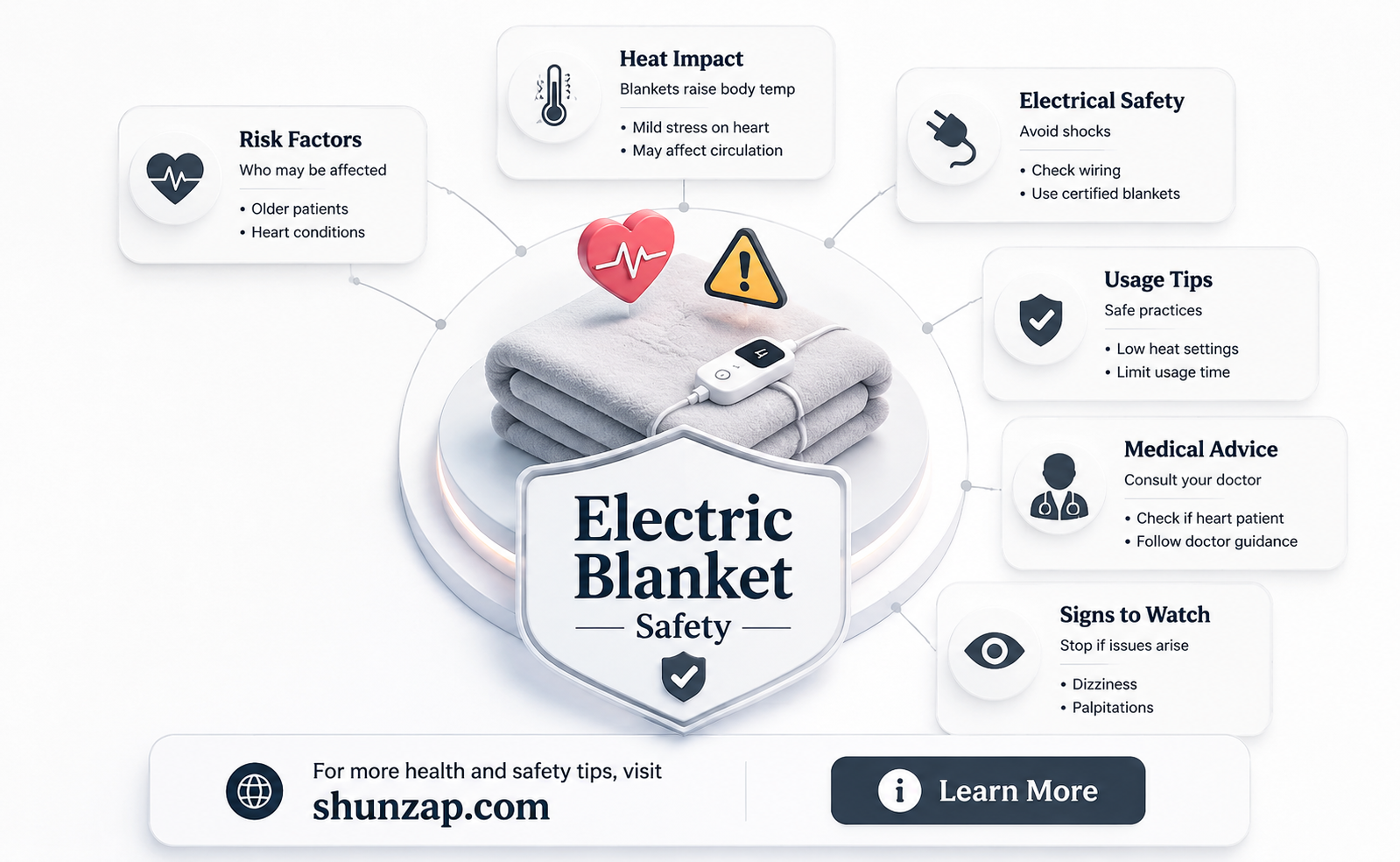 are electric blankets safe for heart patients