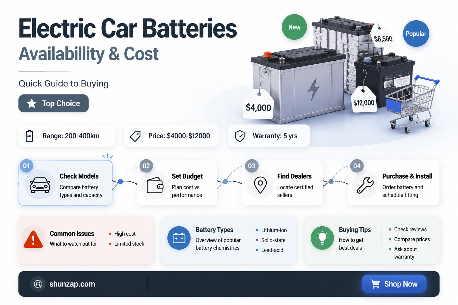 are electric car batteries for sale