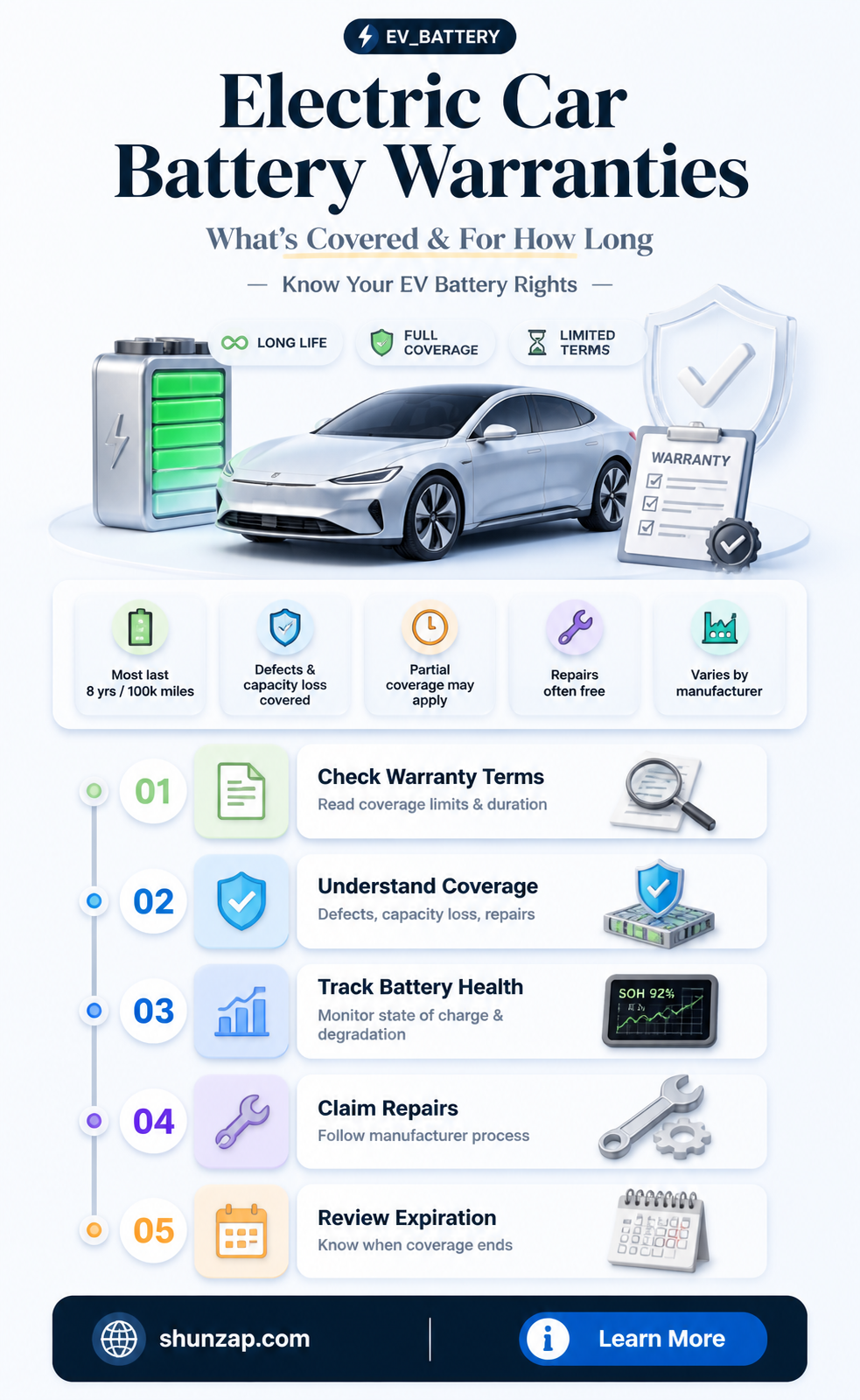 are batteries in electric cars warrantied