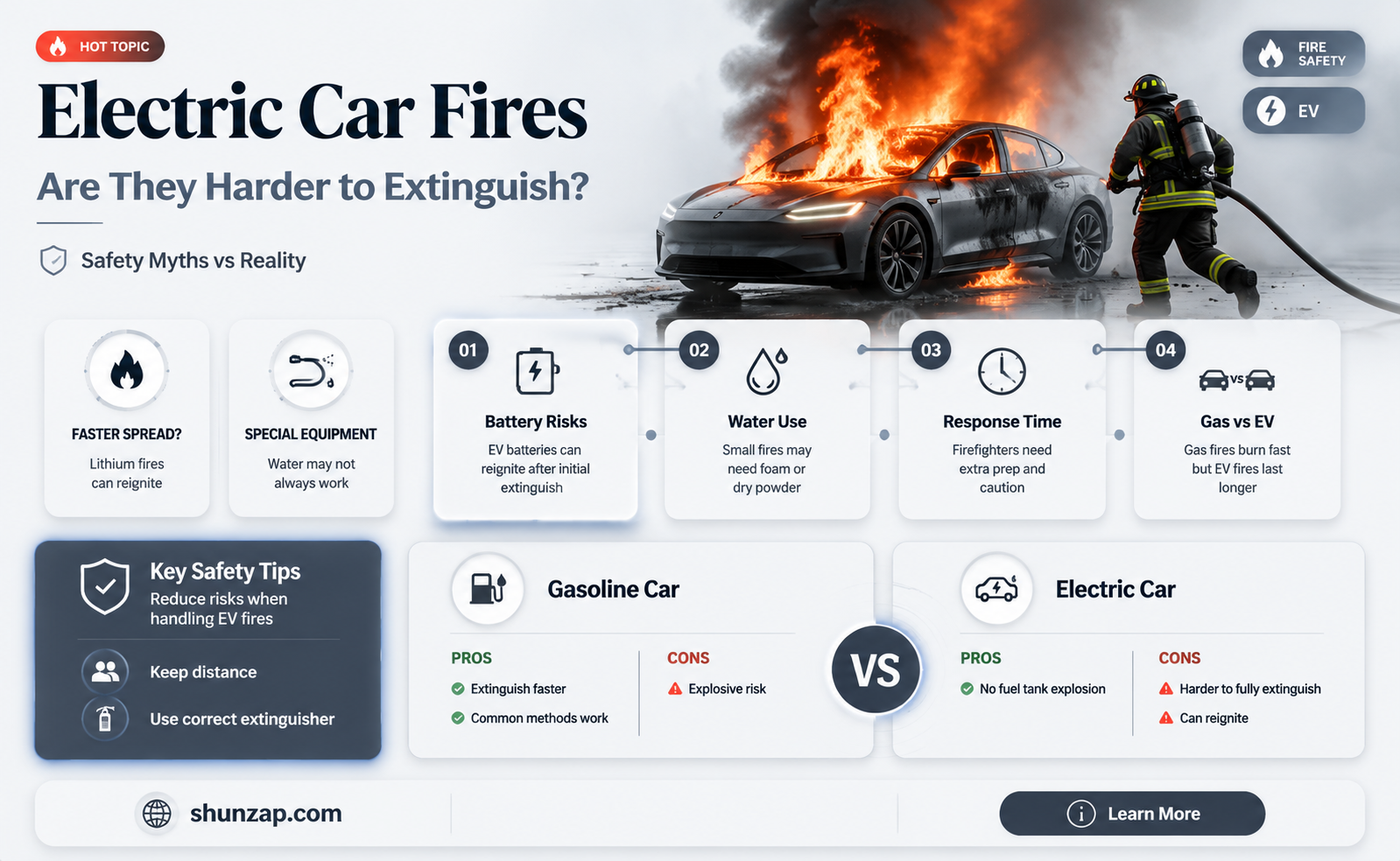 are electric car fires harder to extinguish