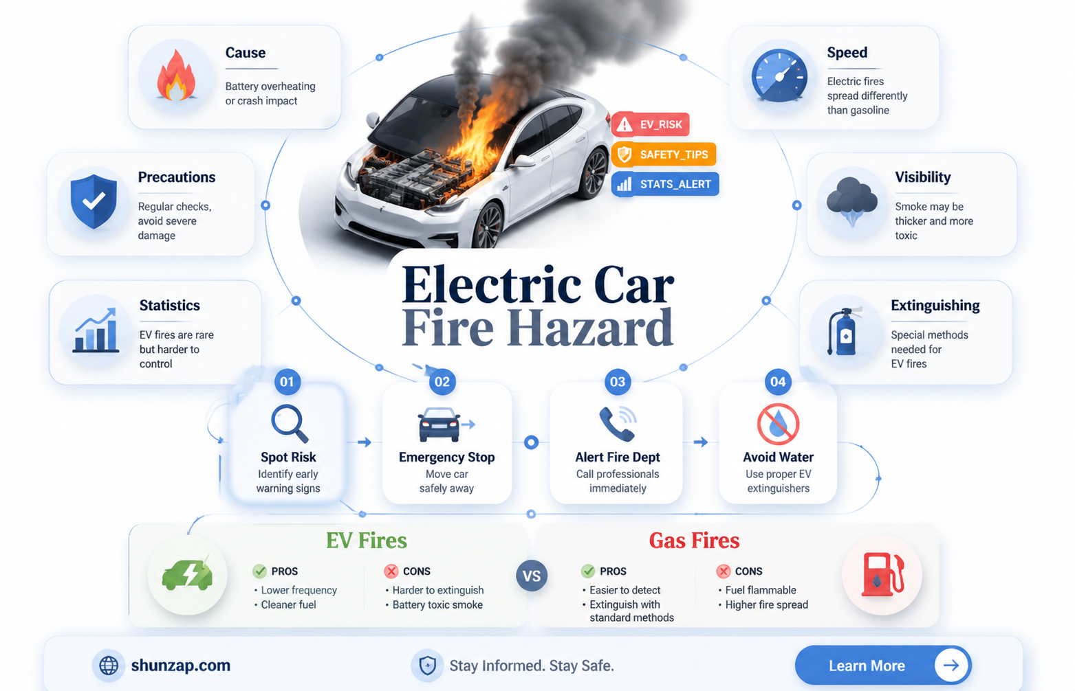 are electric car fires more dangerous