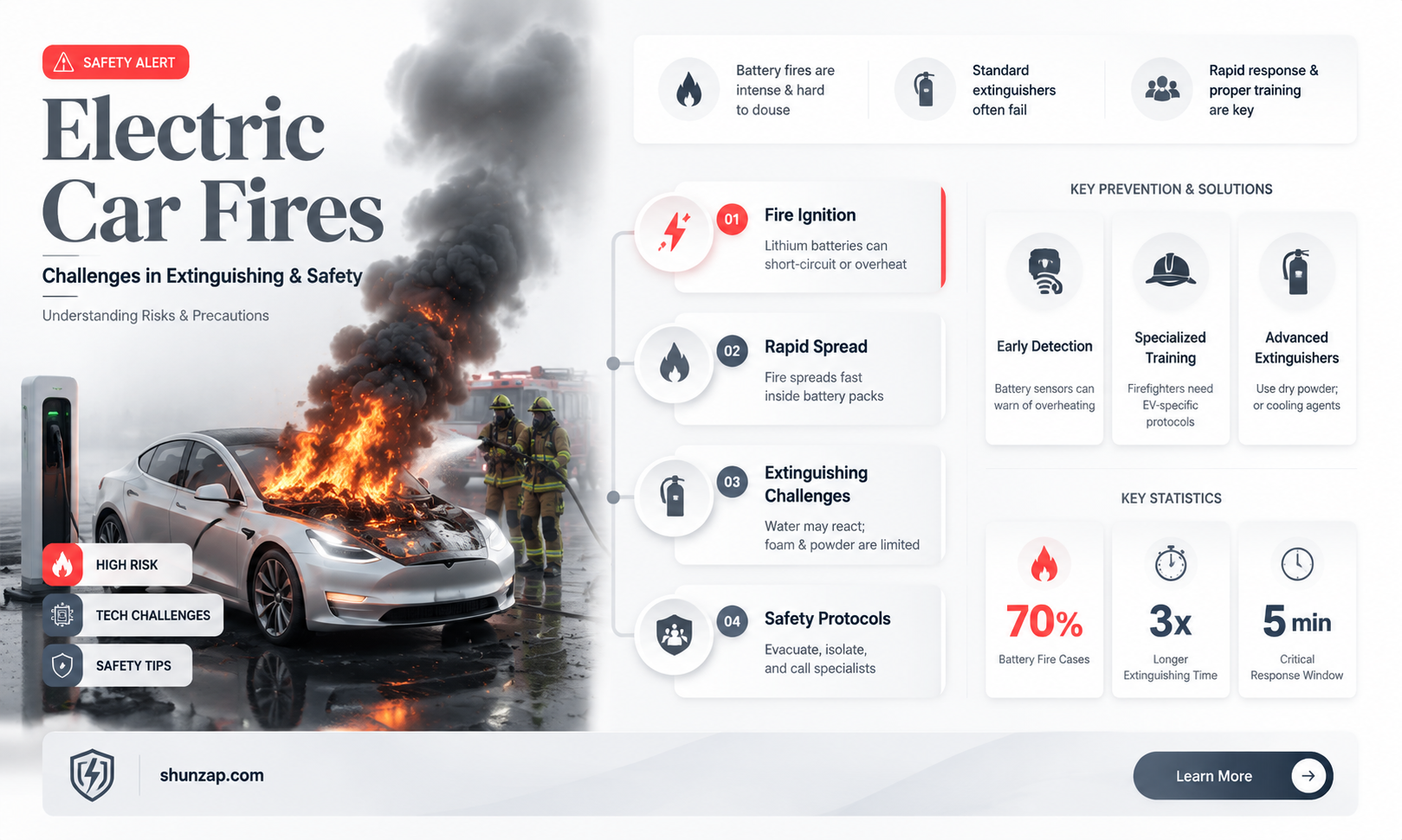 are electric car fires hard to put out