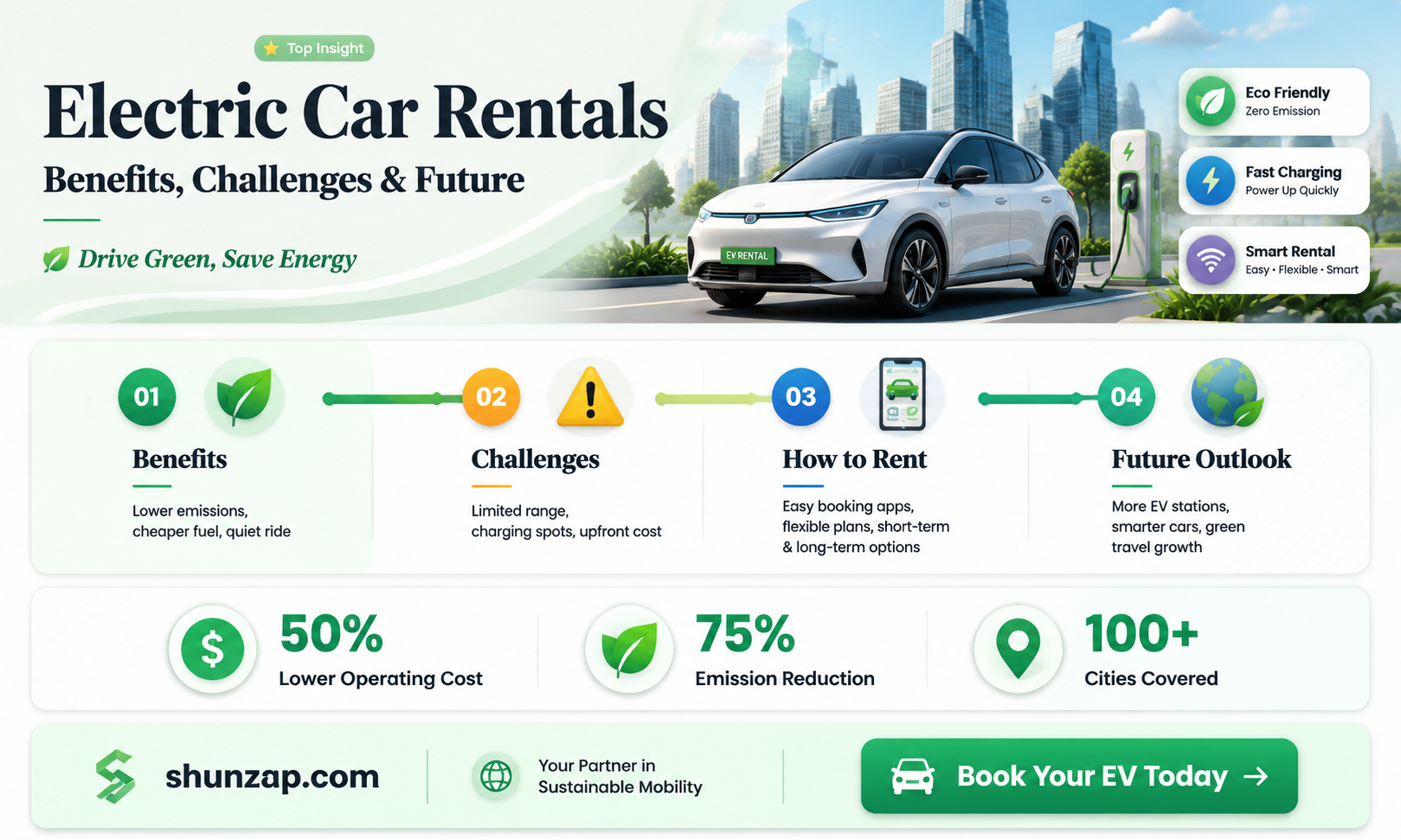 are electric cars good for rental