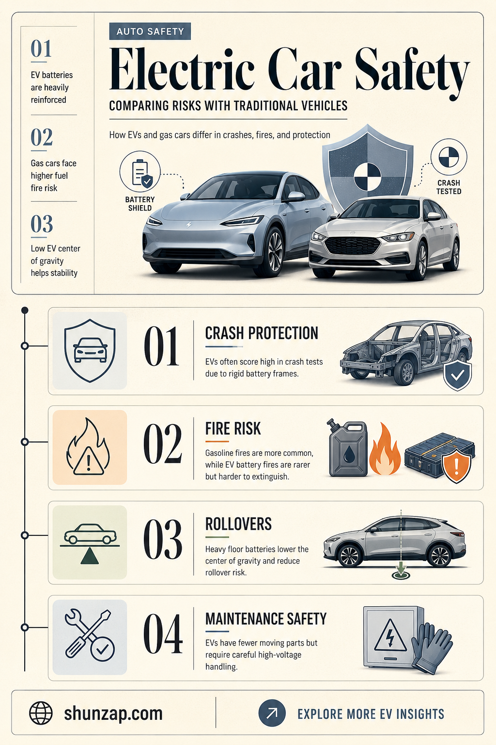 are electric cars as safe as other vehicles