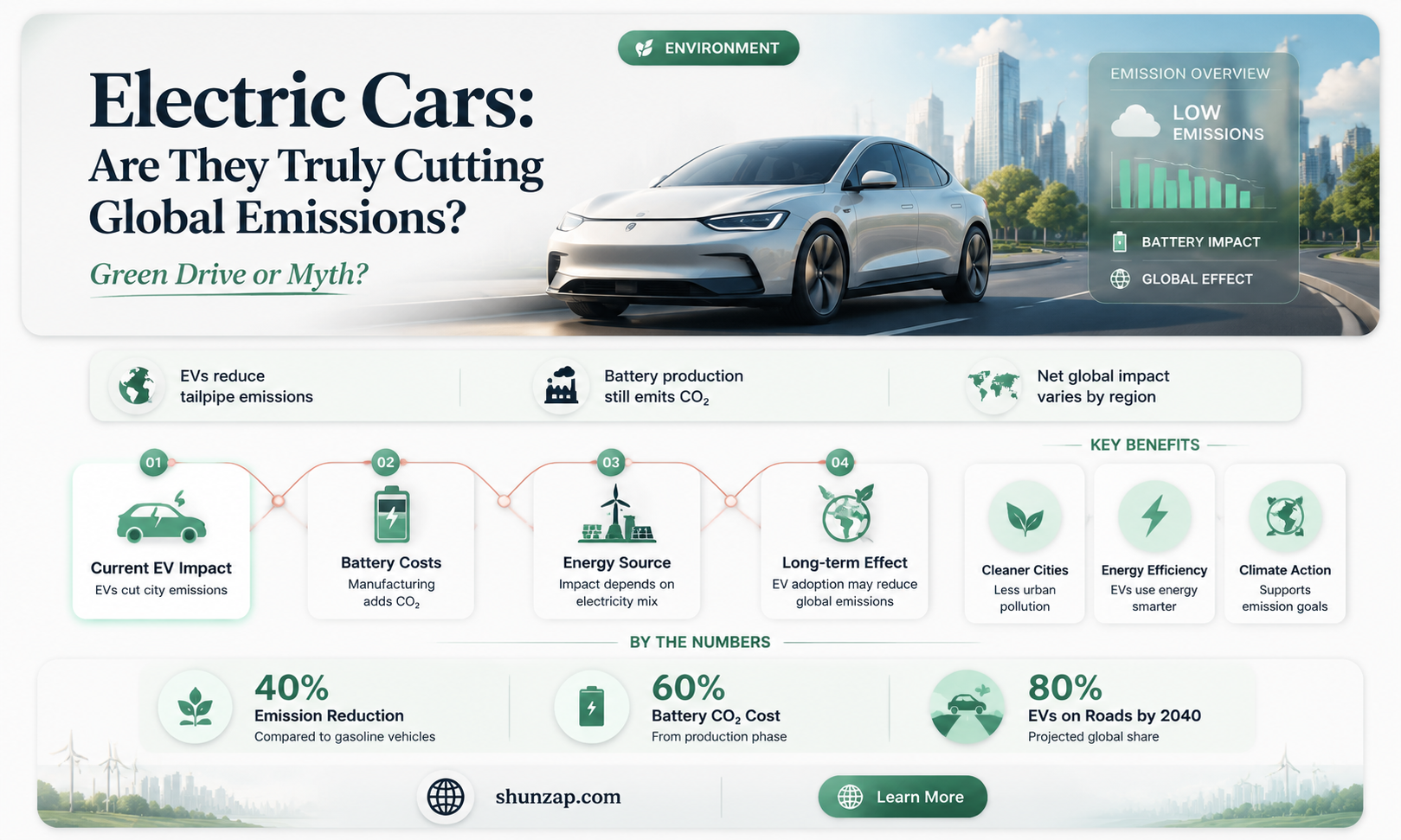 are electric cars reducing emmisions
