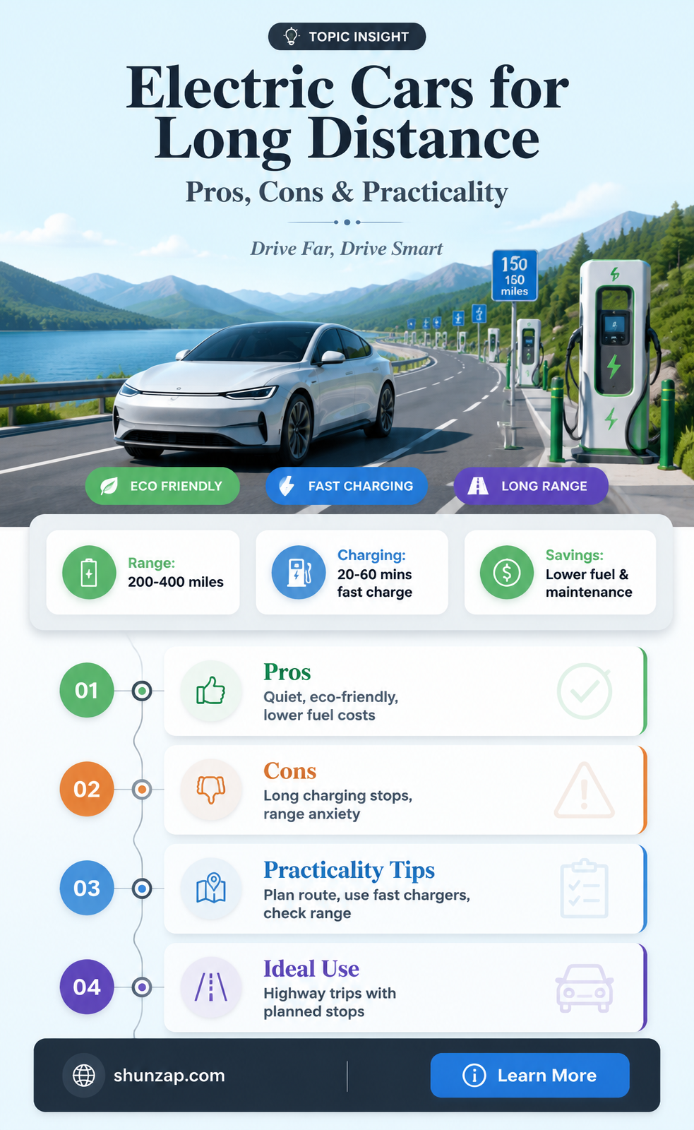 are electric cars good for long distance driving