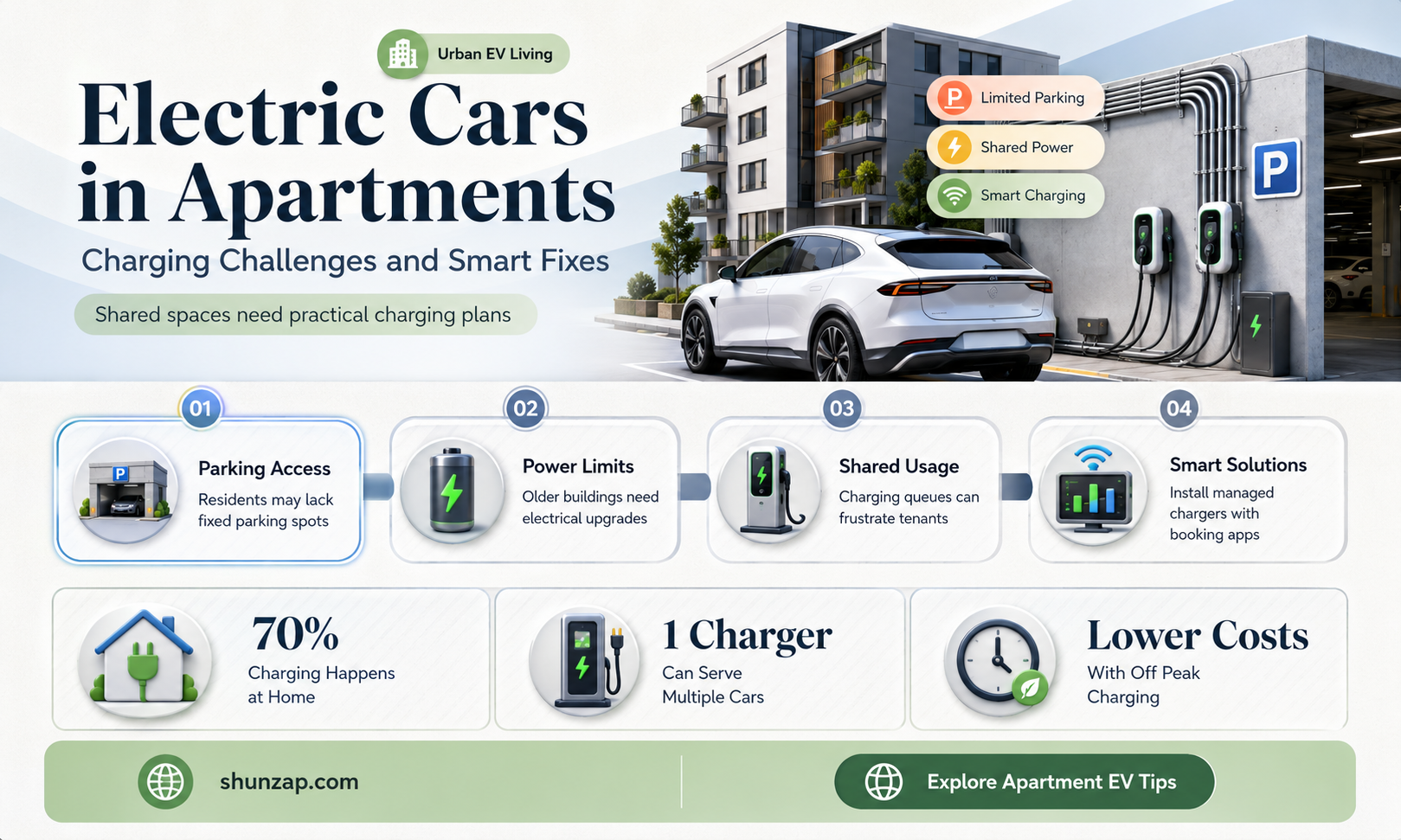 are electric cars viable if you live in an apartment