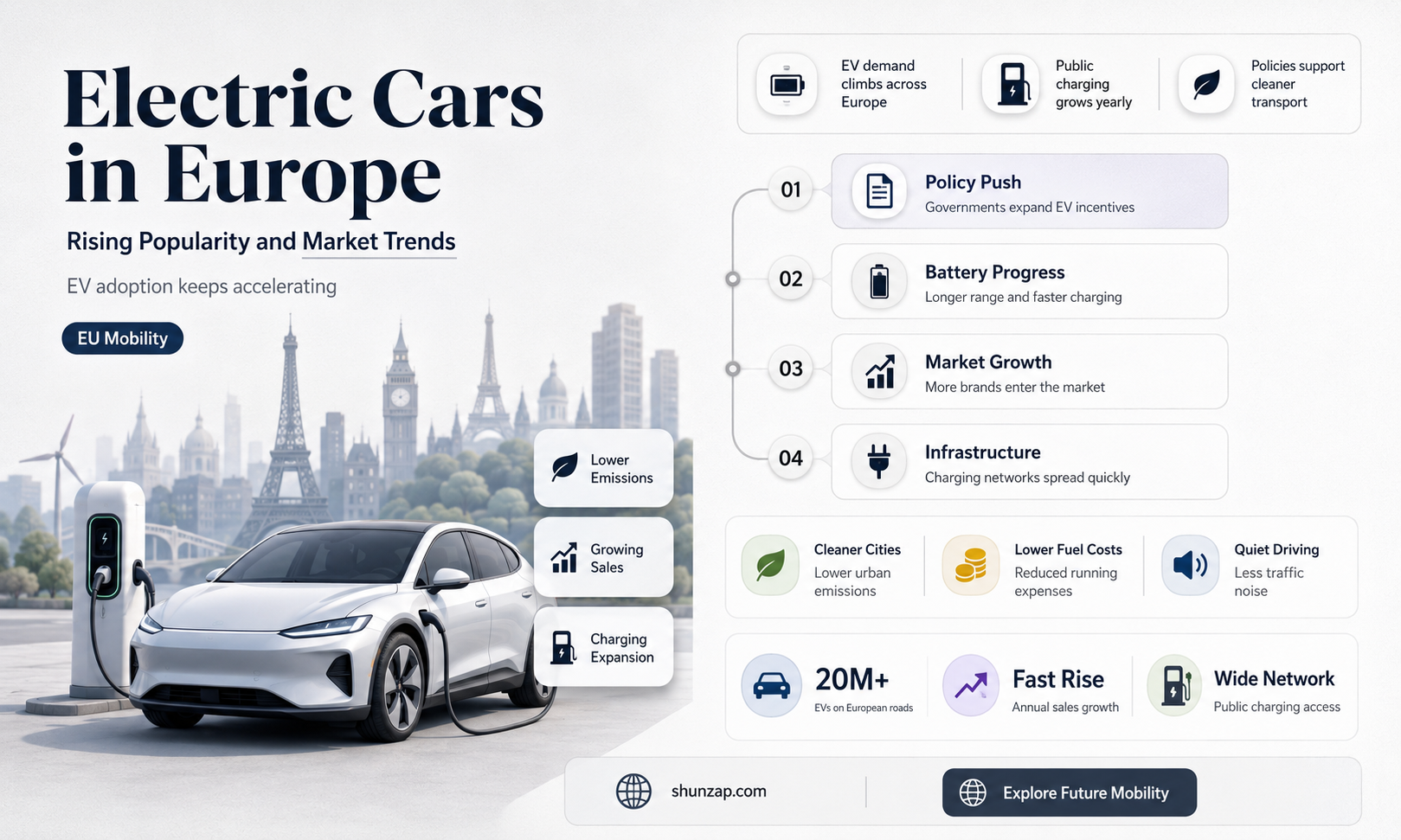 are electric cars popular in europe
