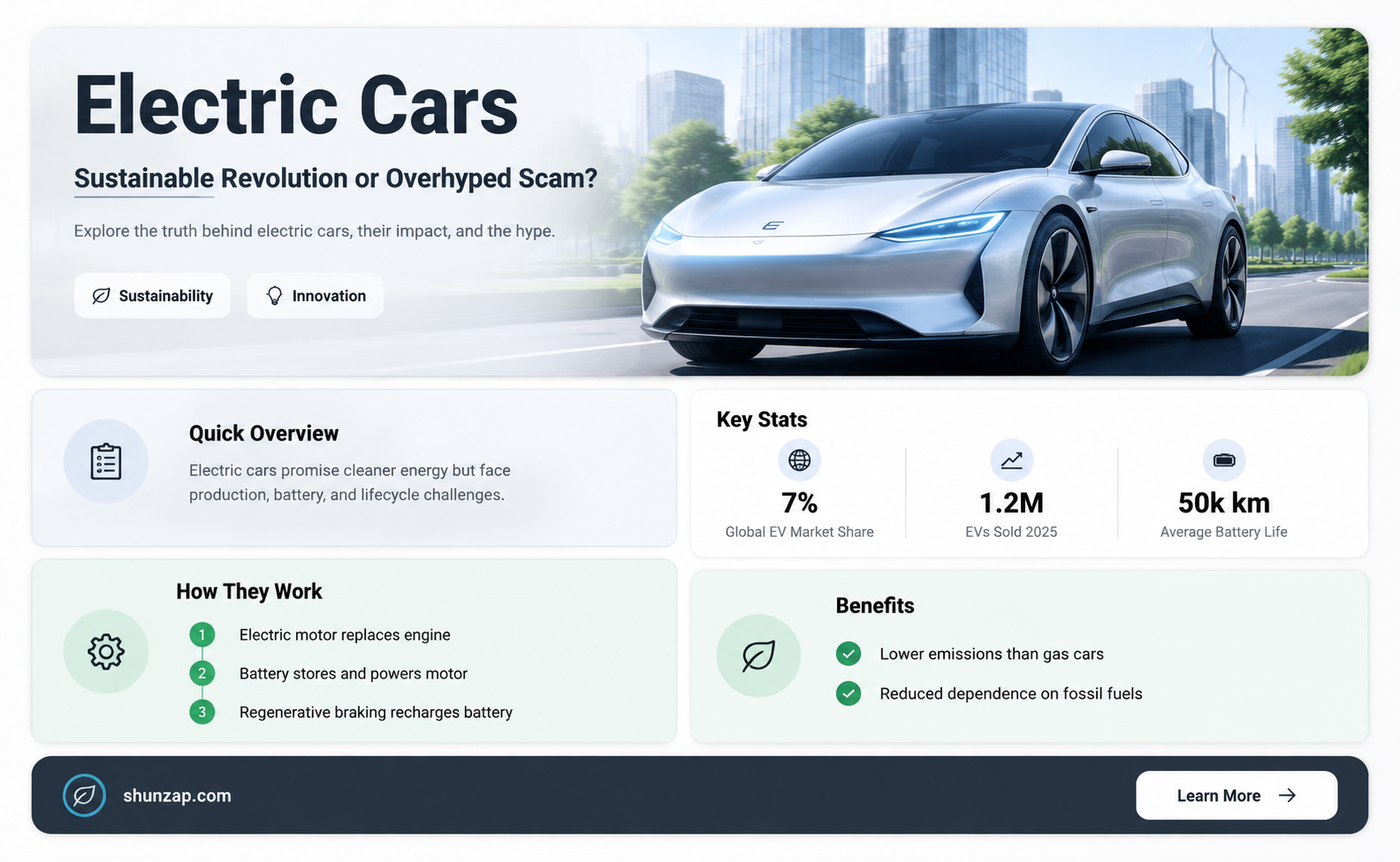 are electric cars a con