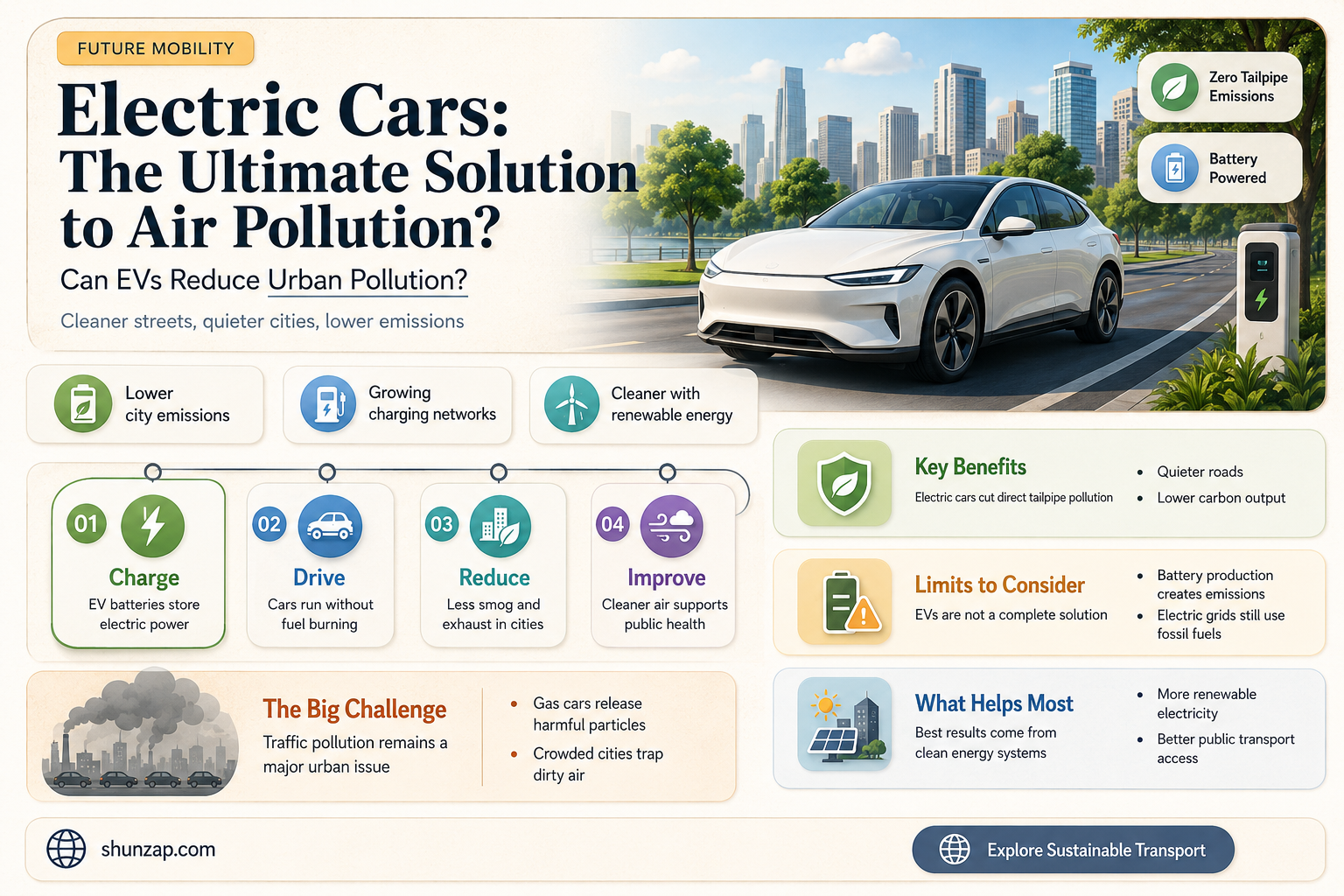 are electric cars the cure for air pollution