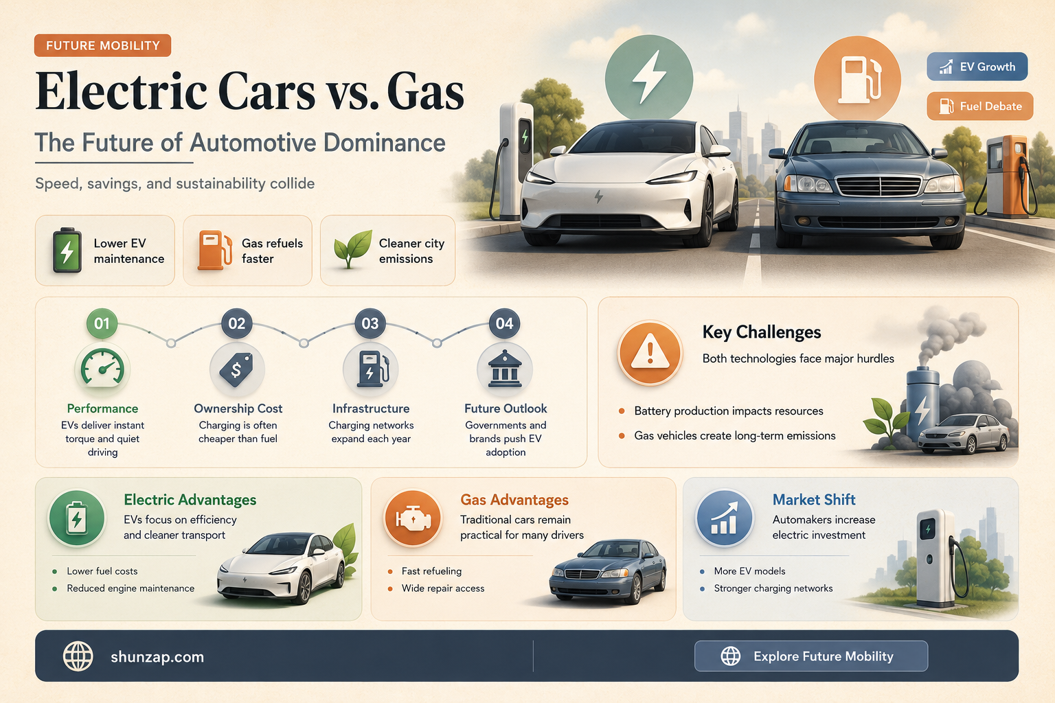 are electric cars taking over gas