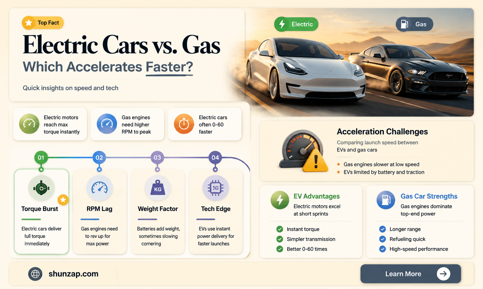 are electric cars better at acceleration