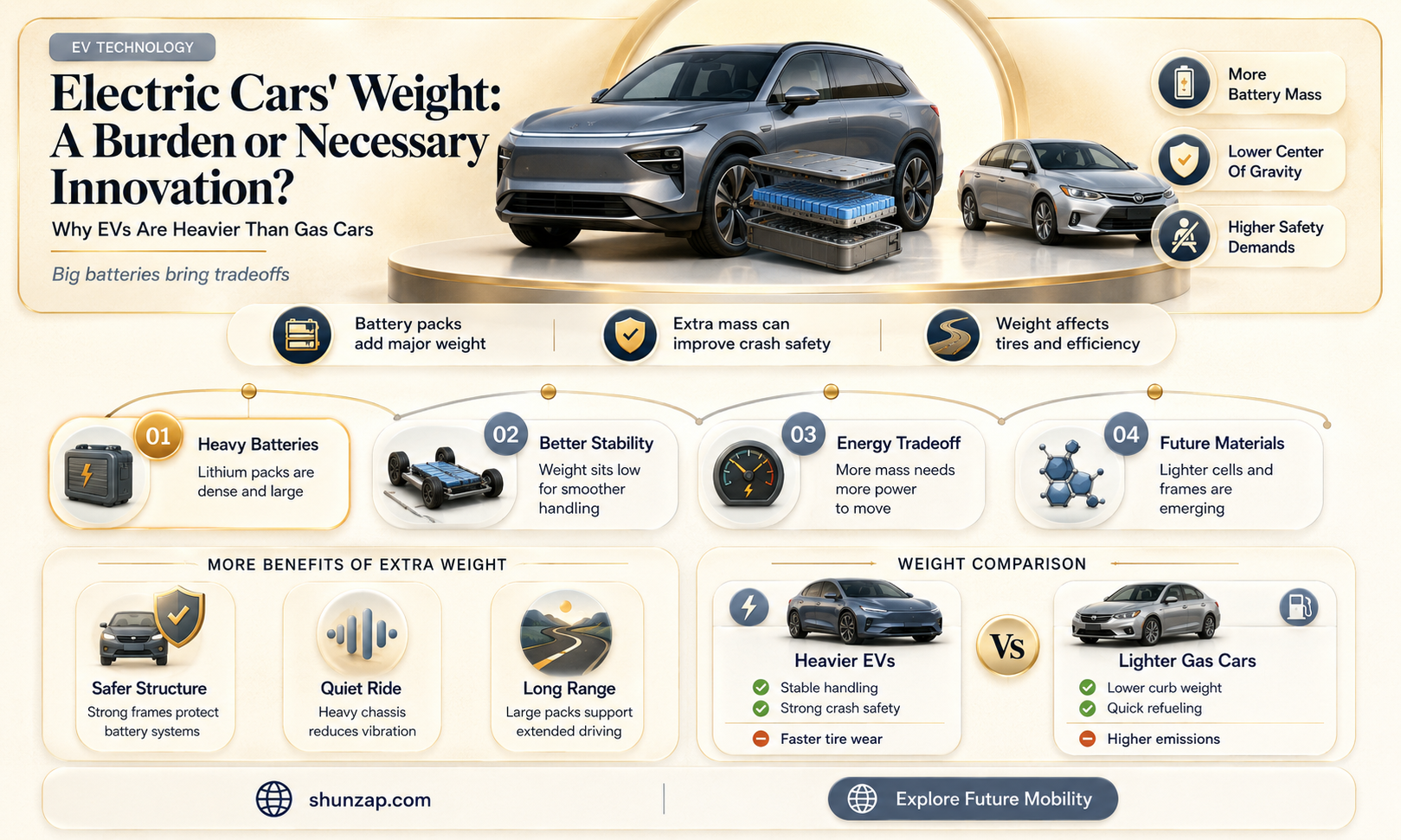 are electric cars too heavy