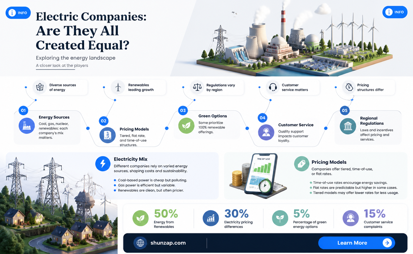 are all electric companies the same