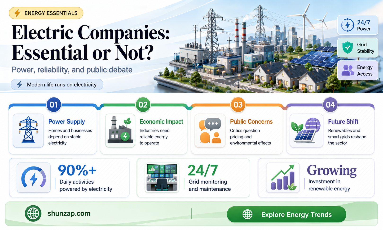 are electric companies essential