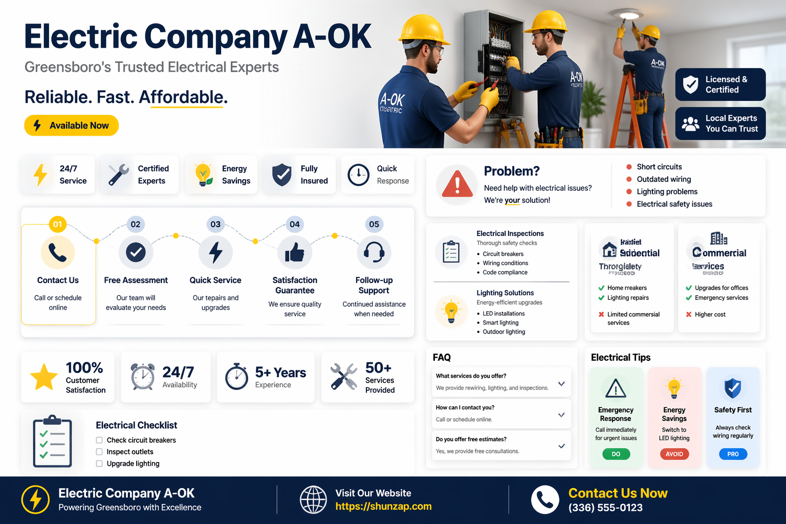 a-ok electric company greensboro nc
