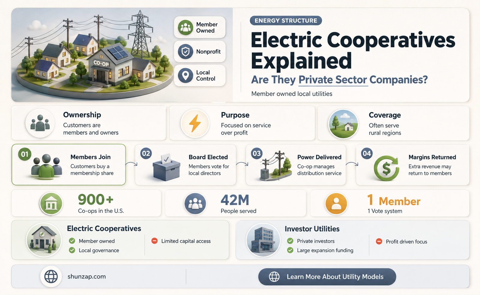 are electric cooperatives considered private sector companies