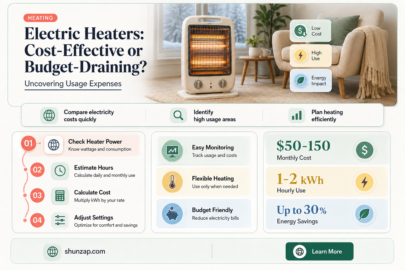 are electric heaters expensive to use