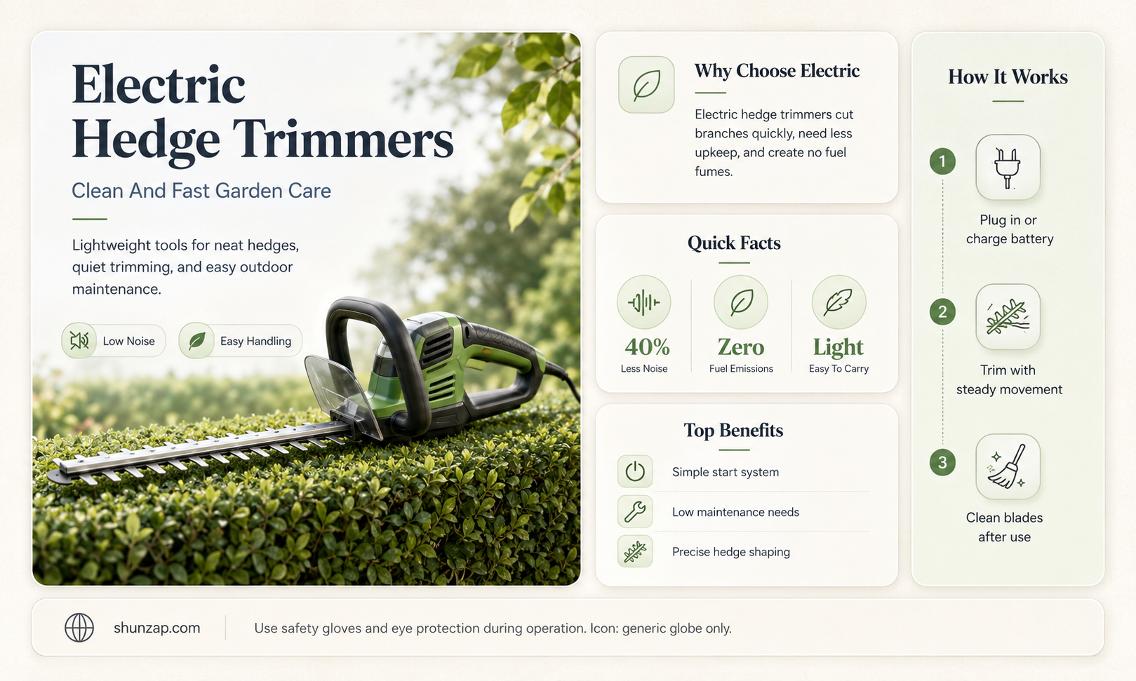 are electric hedge trimmers good to use