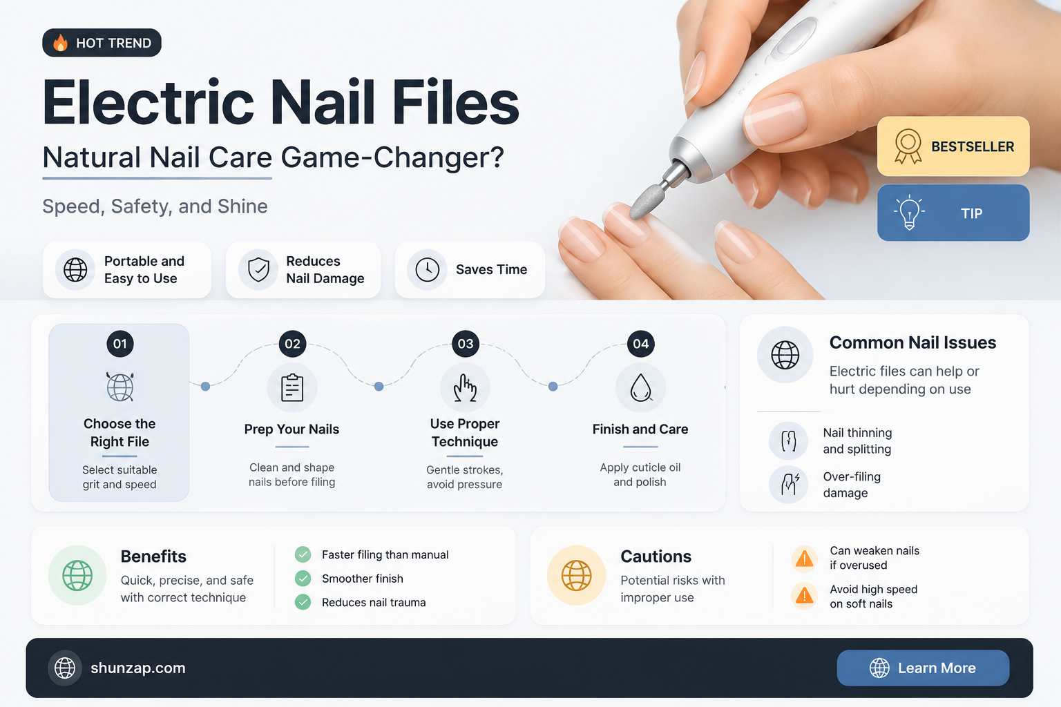 are electric nail files useful for natural nails