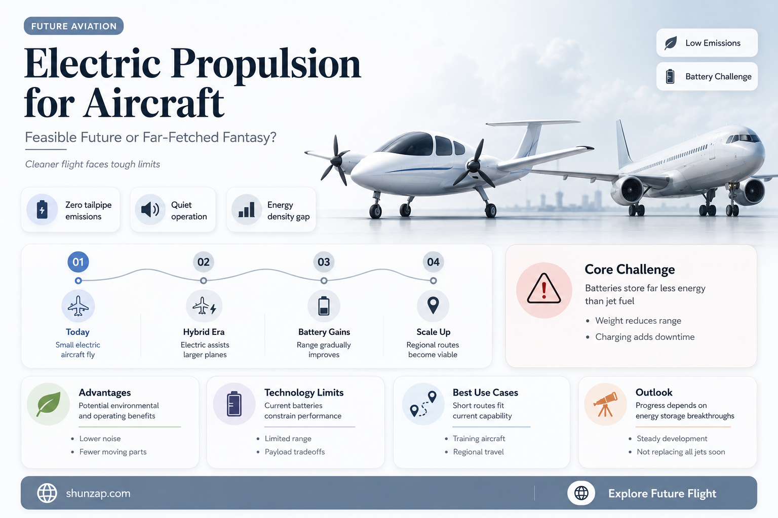 are electric propulsion technologies feasible for aircraft