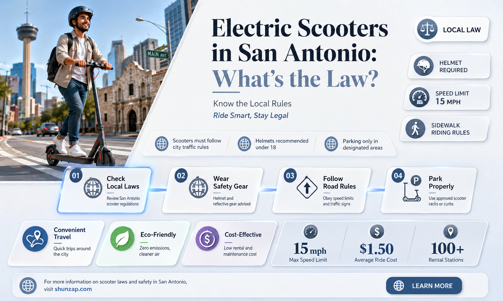 are electric scooters allowed in san antonio