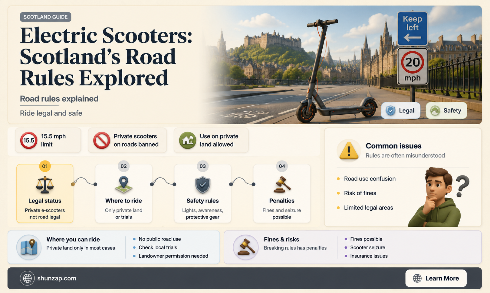 are electric scooters road legal in scotland