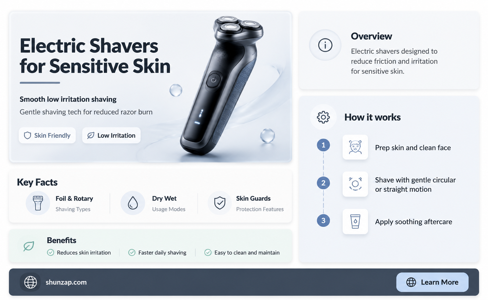 are electric shavers better for sensitive skin