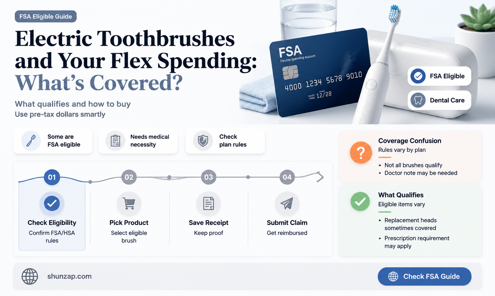 are electric toothbrushes covered by flex spending