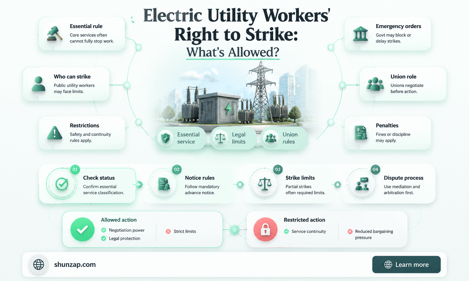 are electric utility workers allowed to strike