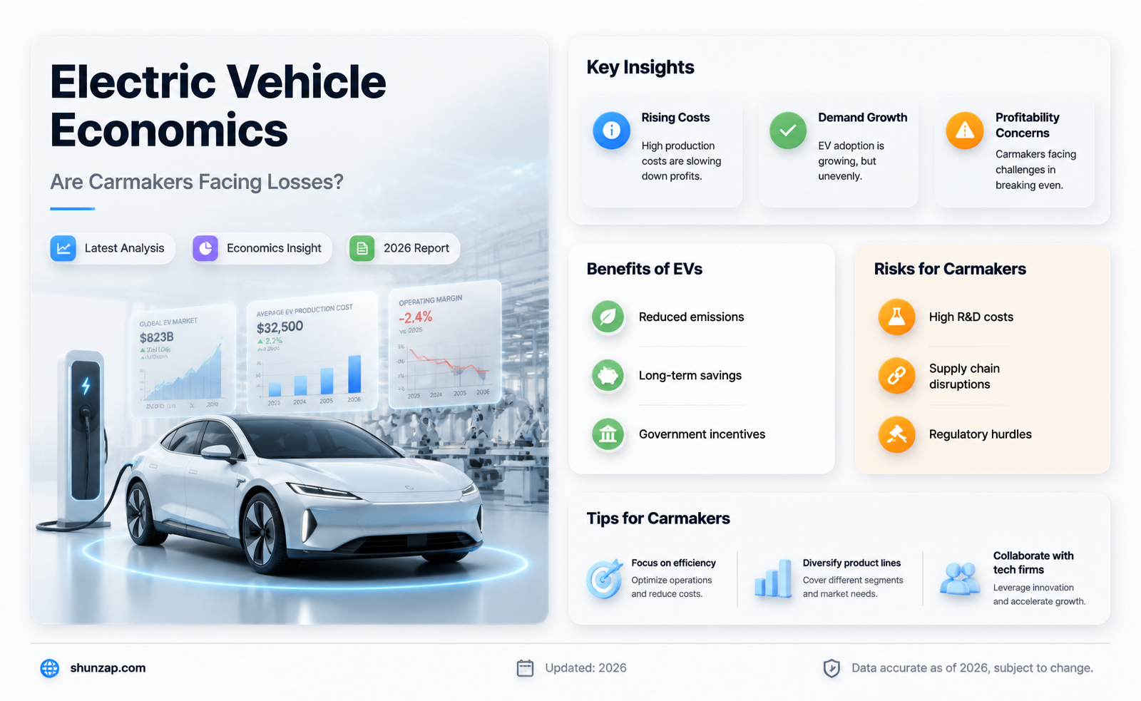 are car companies losing money on electric vehicles