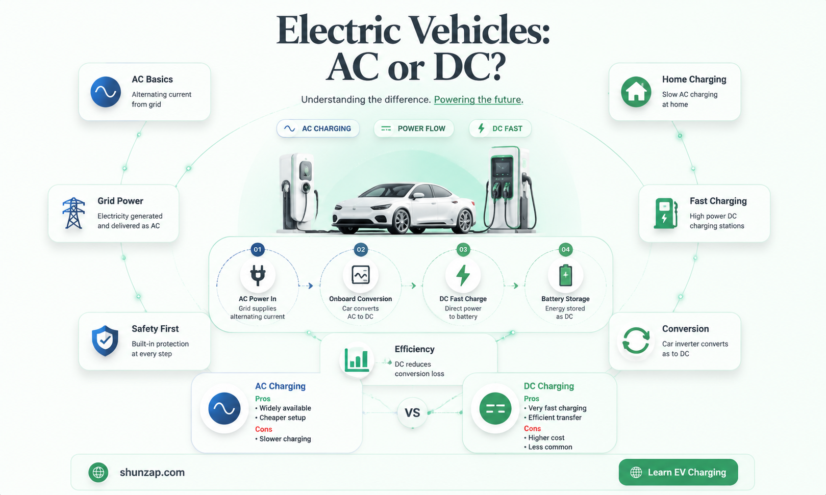 are electric vehicles ac or dc