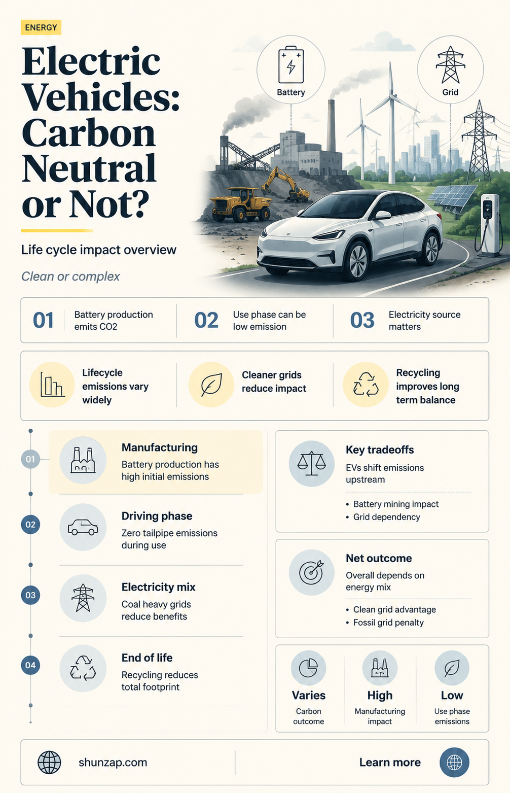 are electric vehicles carbon neutral