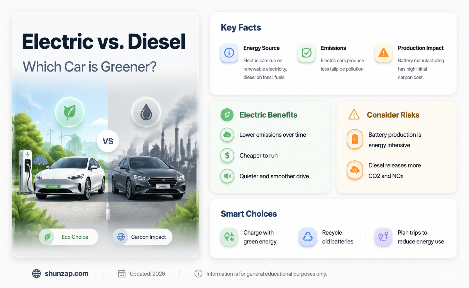 are electric cars better than diesel for the environment