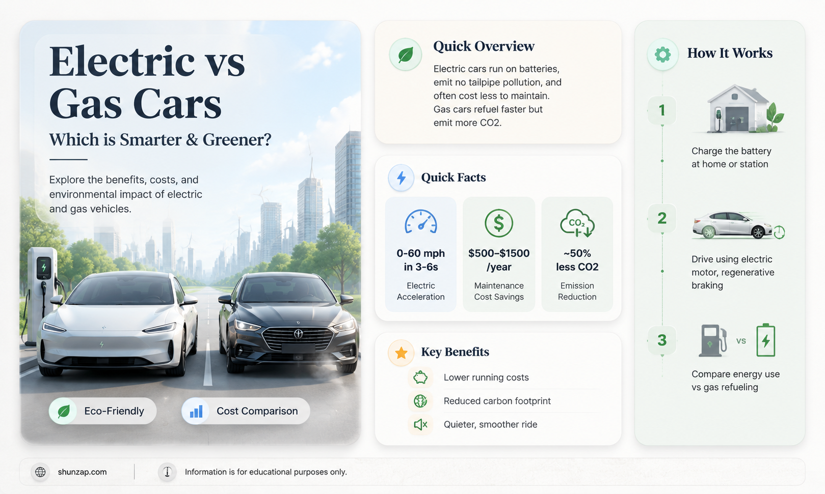 are electric cars better than gas cares