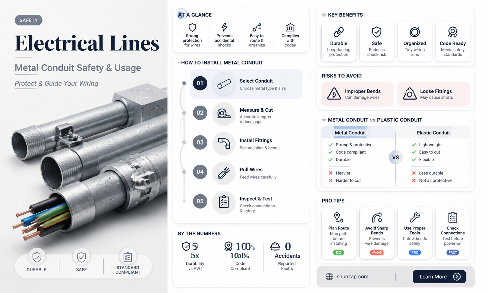 are electrical lines normally in metal conduit