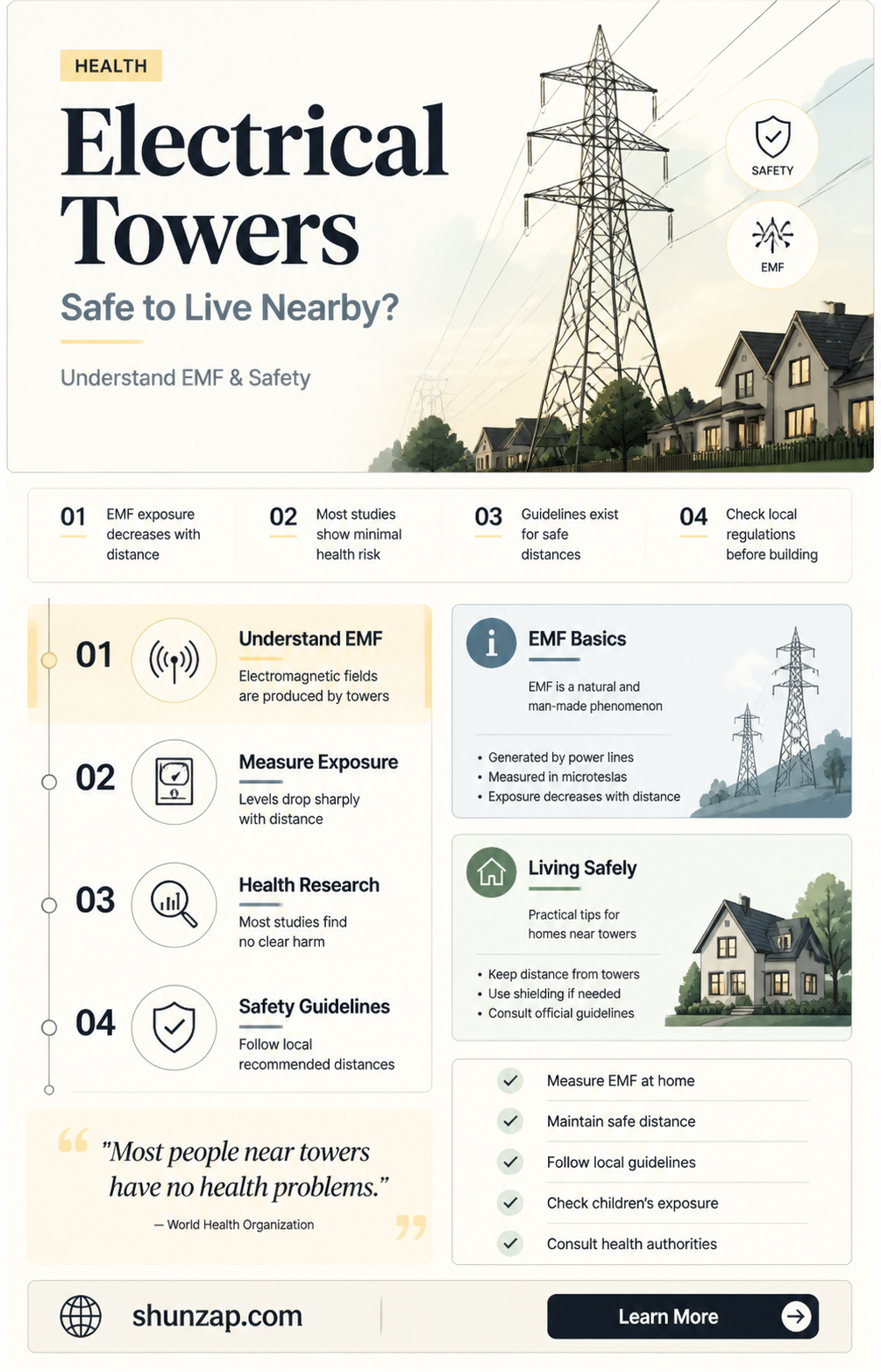 are electrical towers dangerous to live near