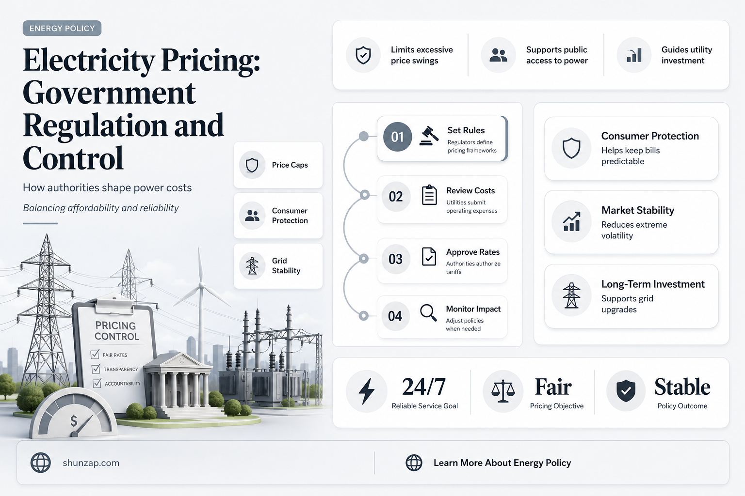 are electric prices regulated by the government