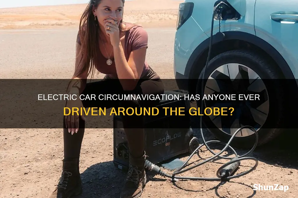 has anyone ever circumnavigated the earth using an electric car