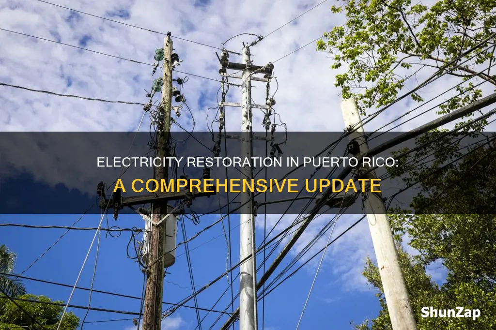 has electricity been restored in puerto rico