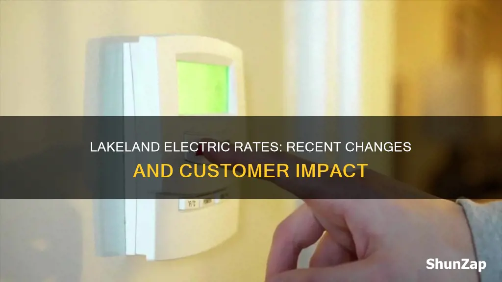 has lakeland electric raise its rates recently