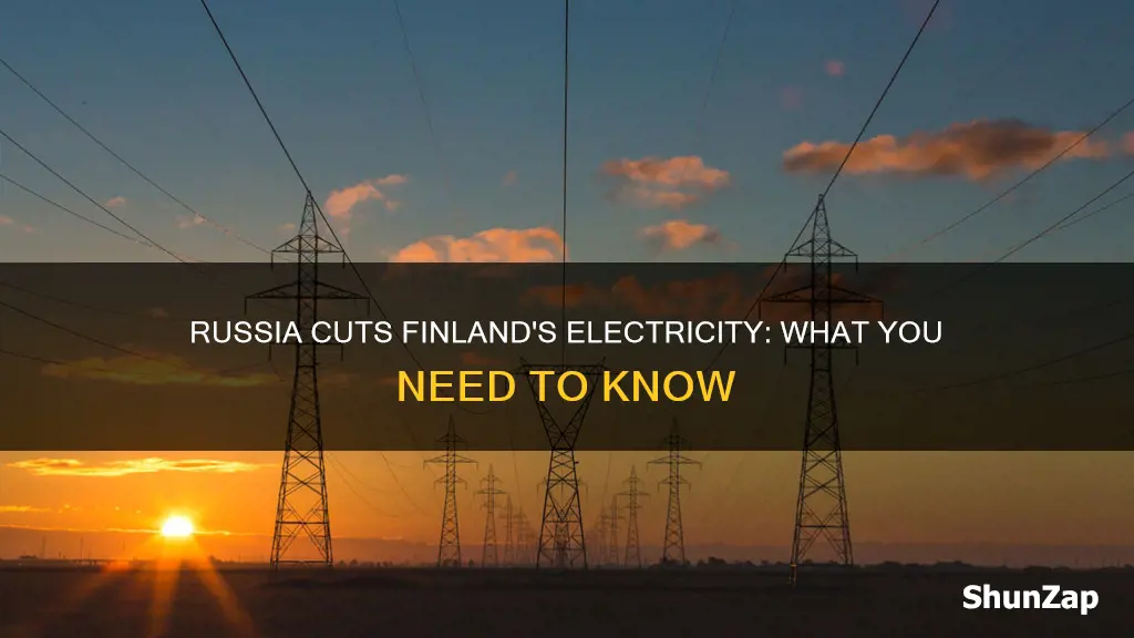 has russia cut off electricity to finland