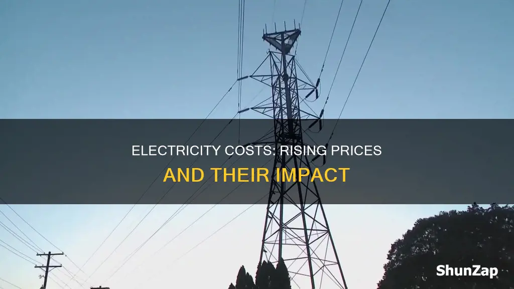 has the cost of electricity gone up