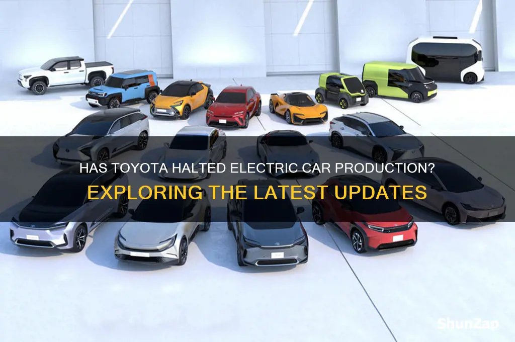 has toyota stopped making electric cars
