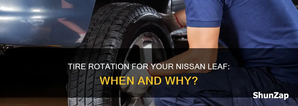 have tires rotated on electric leaf nissan